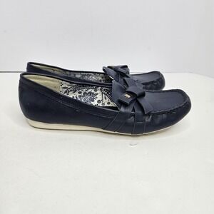 Bandolino Size 8.5M Blue Slip On Shoes Heel To‎ Toe 10"